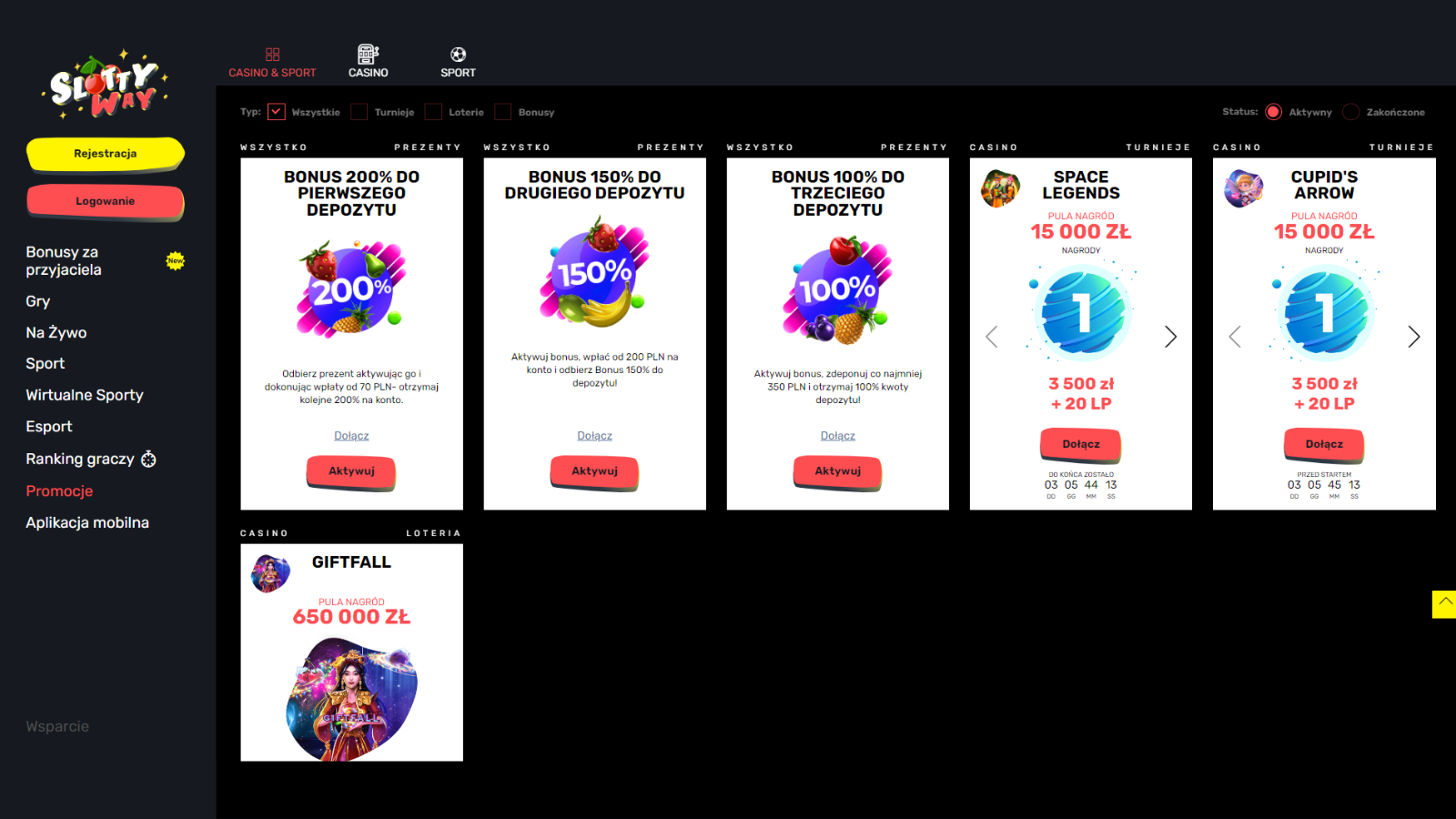 SlottyWay Casino Bonuses