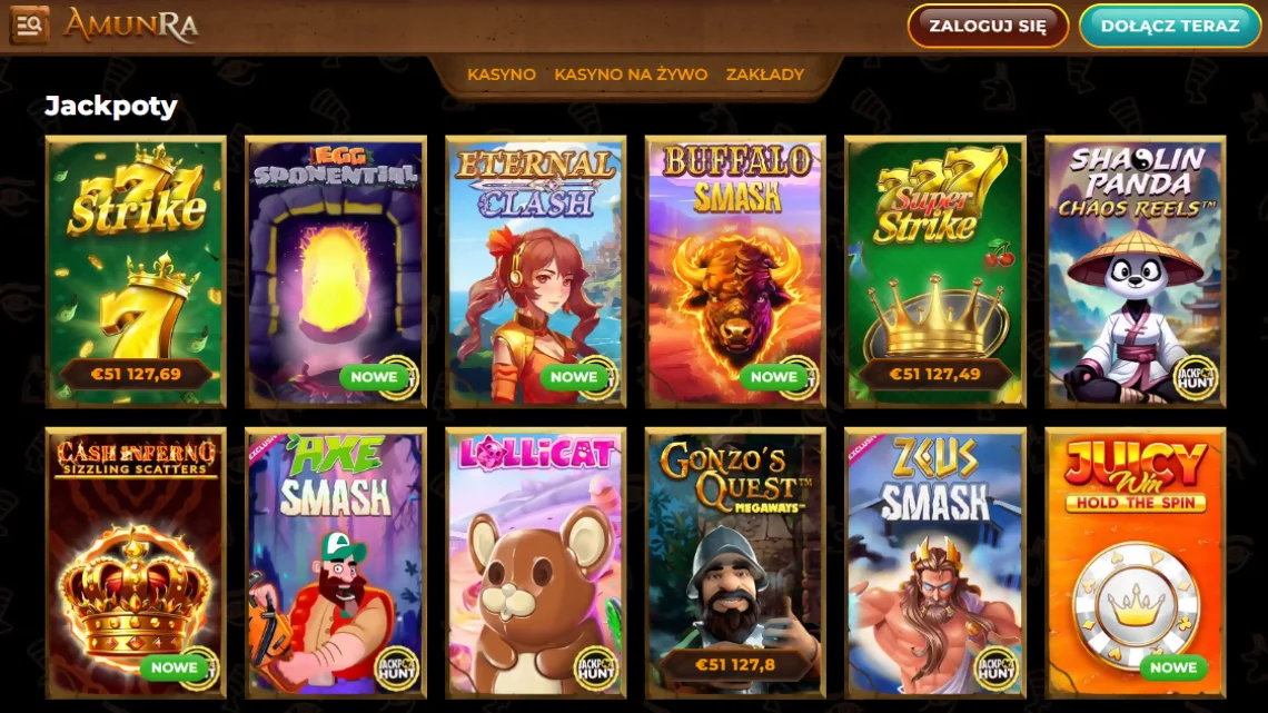 amunra casino games