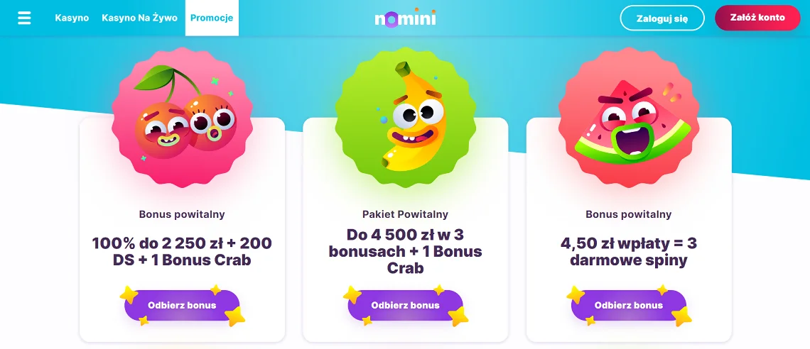 Nomini Bonuses