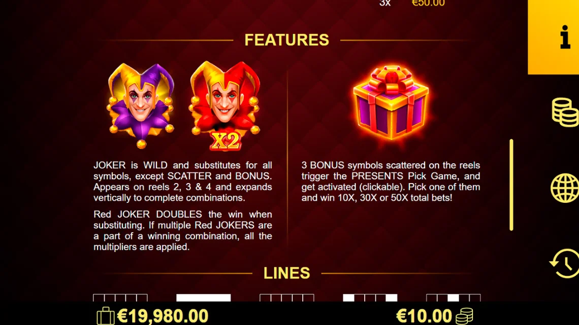 Wildfire Joker slot features