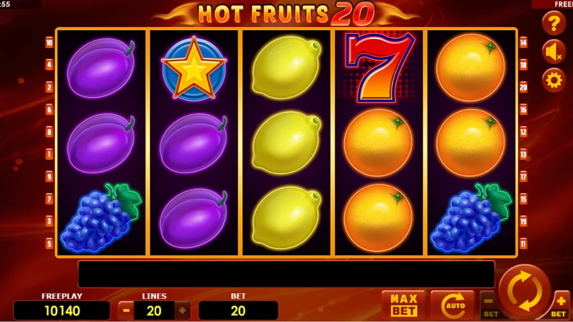 Hot Fruits 20 features