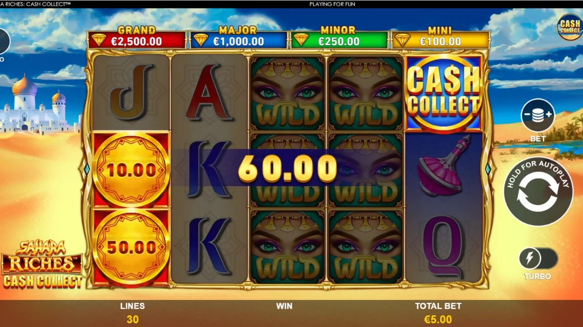 Sahara Riches Cash Collect slot