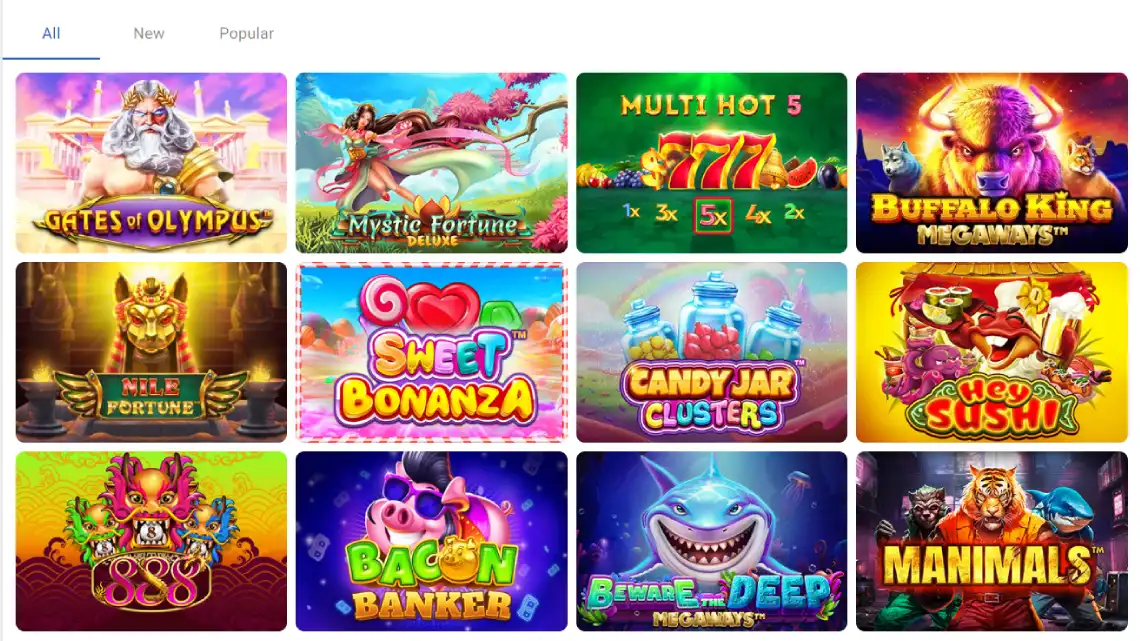 BetKing Casino Games