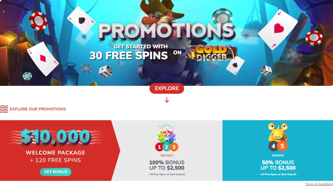 Malibu Club Casino promotions