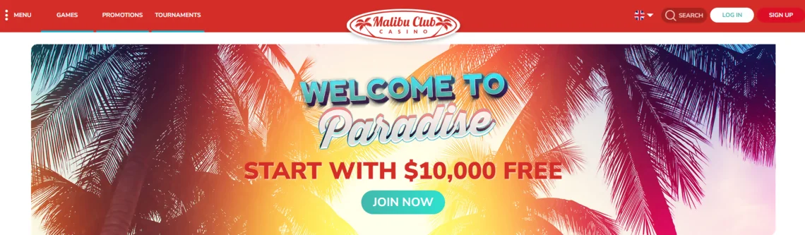 Malibu Club Casino screenshot