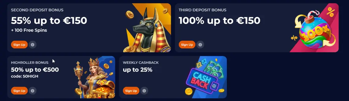 NineCasino Free Spins