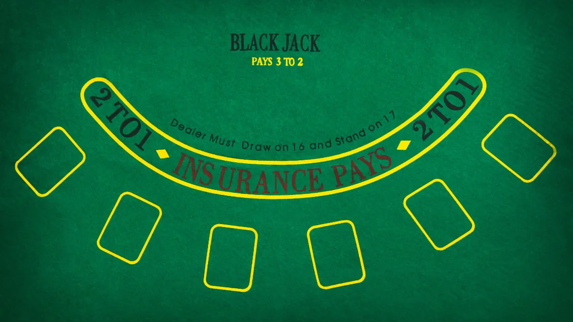 blackjack table