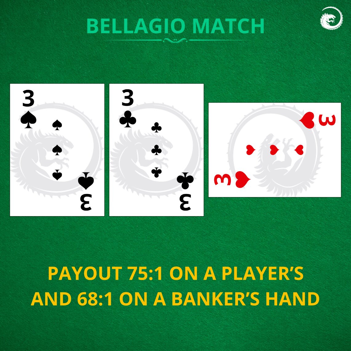 baccarat bellagio match